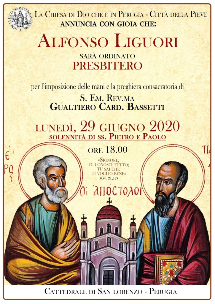 Alfonso - ordinazione 29.6.2020